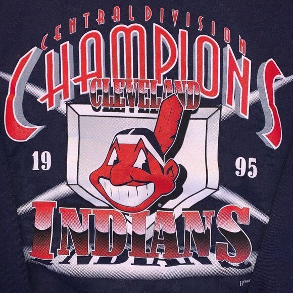 VTG RARE Chief Wahoo Cleveland Indians 95’ Crewneck - Picture 2 of 4